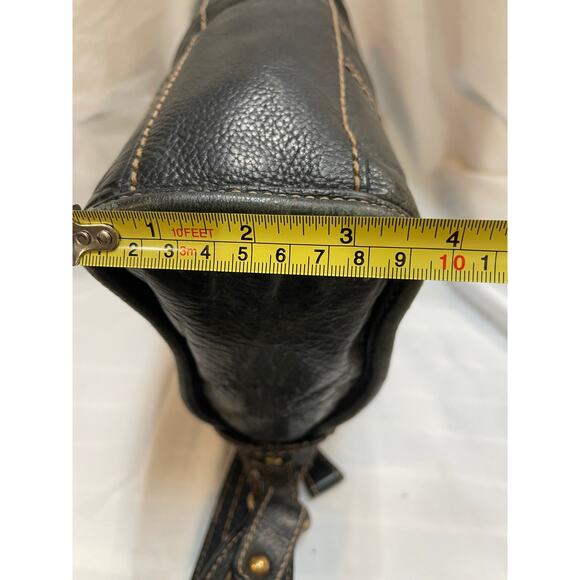 Vintage Fossil Leather Crossover Purse - Picture 4 of 7